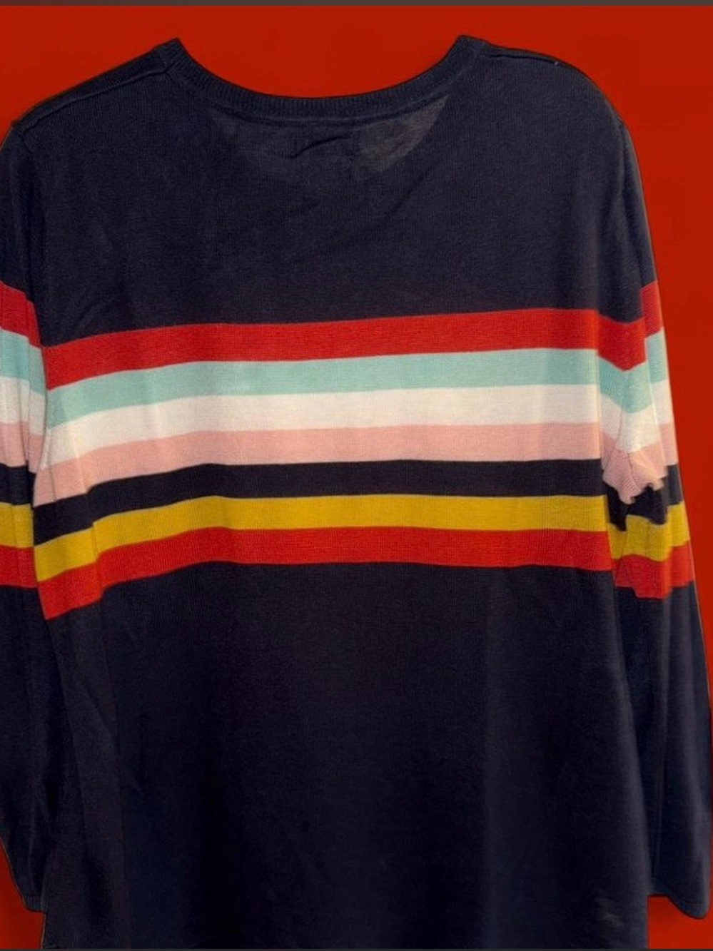 Van Heusen Dark Navy Knit Sweater - XL - Picture 3 of 3